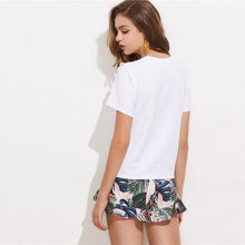 Load image into Gallery viewer, Ruffled Crop T-Shirt