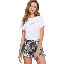 Load image into Gallery viewer, Ruffled Crop T-Shirt