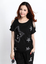 Load image into Gallery viewer, Sequined Off Shoulder Top