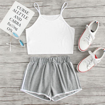 Crop Top & Shorts Set