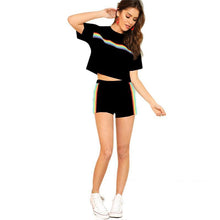 Load image into Gallery viewer, Rainbow T-Shirt &amp; Shorts (2 Piece Set)