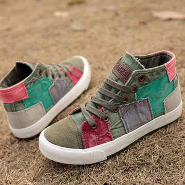 Fashion Patchwork Sneakers
