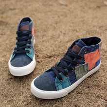 Load image into Gallery viewer, Fashion Patchwork Sneakers