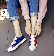 Load image into Gallery viewer, Two Tone Canvas Sneakers