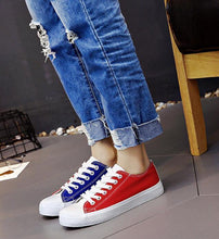 Load image into Gallery viewer, Two Tone Canvas Sneakers