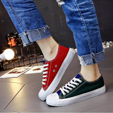 Load image into Gallery viewer, Two Tone Canvas Sneakers