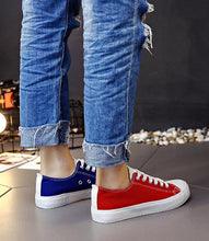 Load image into Gallery viewer, Two Tone Canvas Sneakers