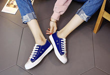 Load image into Gallery viewer, Two Tone Canvas Sneakers