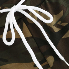 Load image into Gallery viewer, Camouflage Drawstring Waist Shorts