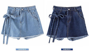 Denim Skirt Shorts