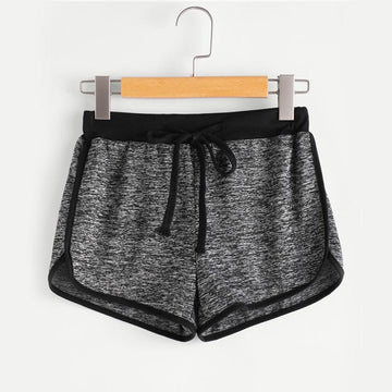 Drawstring & Elastic Waist Shorts