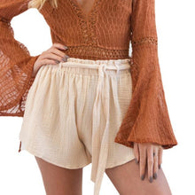 Load image into Gallery viewer, Sashed High Waist Shorts