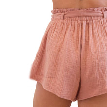 Load image into Gallery viewer, Sashed High Waist Shorts