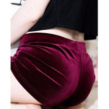 Load image into Gallery viewer, Satin Velvet Shorts