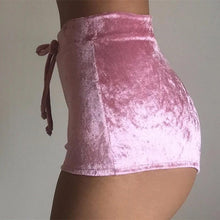 Load image into Gallery viewer, Satin Velvet Shorts