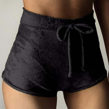 Satin Velvet Shorts