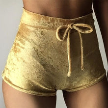 Load image into Gallery viewer, Satin Velvet Shorts