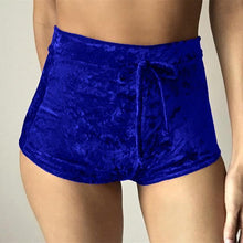 Load image into Gallery viewer, Satin Velvet Shorts