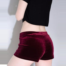 Load image into Gallery viewer, Satin Velvet Shorts