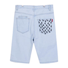 Load image into Gallery viewer, Shredded Dog Embroidery Denim Shorts