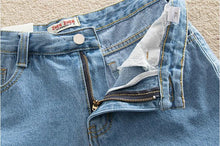 Load image into Gallery viewer, Shredded Hem Denim Shorts