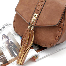 Load image into Gallery viewer, Leather Crossbody With Tassel