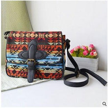 Load image into Gallery viewer, Patterned Canvas Shoulder Bag