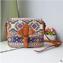 Load image into Gallery viewer, Patterned Canvas Shoulder Bag
