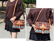 Load image into Gallery viewer, Patterned Canvas Shoulder Bag