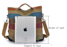 Load image into Gallery viewer, Striped Canvas Bag
