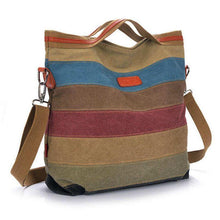 Load image into Gallery viewer, Striped Canvas Bag