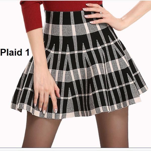 A-Line Pleated Skirt