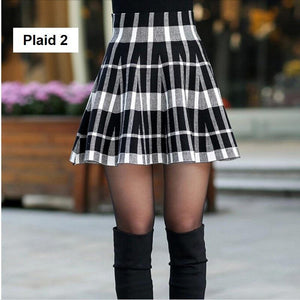 A-Line Pleated Skirt