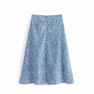 A-Line Tiny Flower Skirt