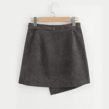 Load image into Gallery viewer, Asymmetric Corduroy Skirt
