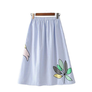 Coconut Tree & Crane Skirt