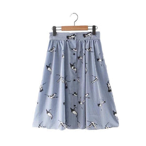 Crane Striped Skirt