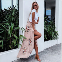 Load image into Gallery viewer, Floral Print Maxi Skirt (2 Colors)