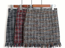 Load image into Gallery viewer, Frilled Hem Mini Skirt