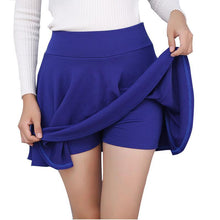 Load image into Gallery viewer, High Waist Mini Skirt With Shorts