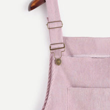 Load image into Gallery viewer, Overall Corduroy Skirt
