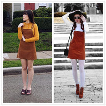Load image into Gallery viewer, Overall Corduroy Skirt