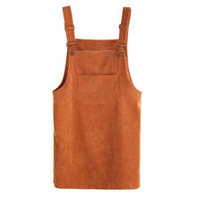 Load image into Gallery viewer, Overall Corduroy Skirt