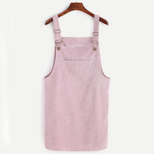 Load image into Gallery viewer, Overall Corduroy Skirt