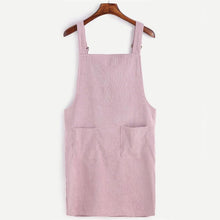 Load image into Gallery viewer, Overall Corduroy Skirt