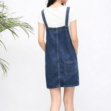 Load image into Gallery viewer, Overall Denim Skirt