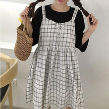 Load image into Gallery viewer, Overall Plaid Skirt