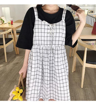 Load image into Gallery viewer, Overall Plaid Skirt