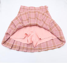 Load image into Gallery viewer, Plaid Mini Skirt
