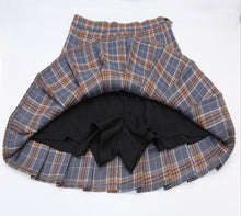 Load image into Gallery viewer, Plaid Mini Skirt